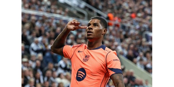 Marcus Rashford erzielte das erste Tor des FC Barcelona in der neuen Champions-League-Saison Marcus Rashford erzielte das erste Tor des FC Barcelona in der neuen Champions-League-Saison
